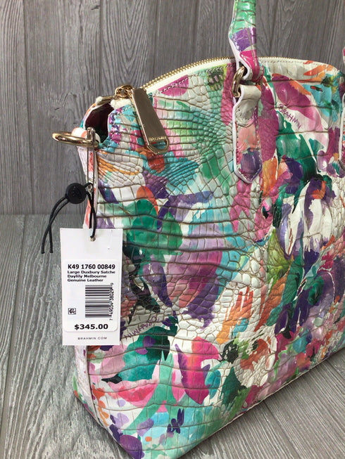 Brahmin 3 pc set Daylily Satchel Wristlet Wallet